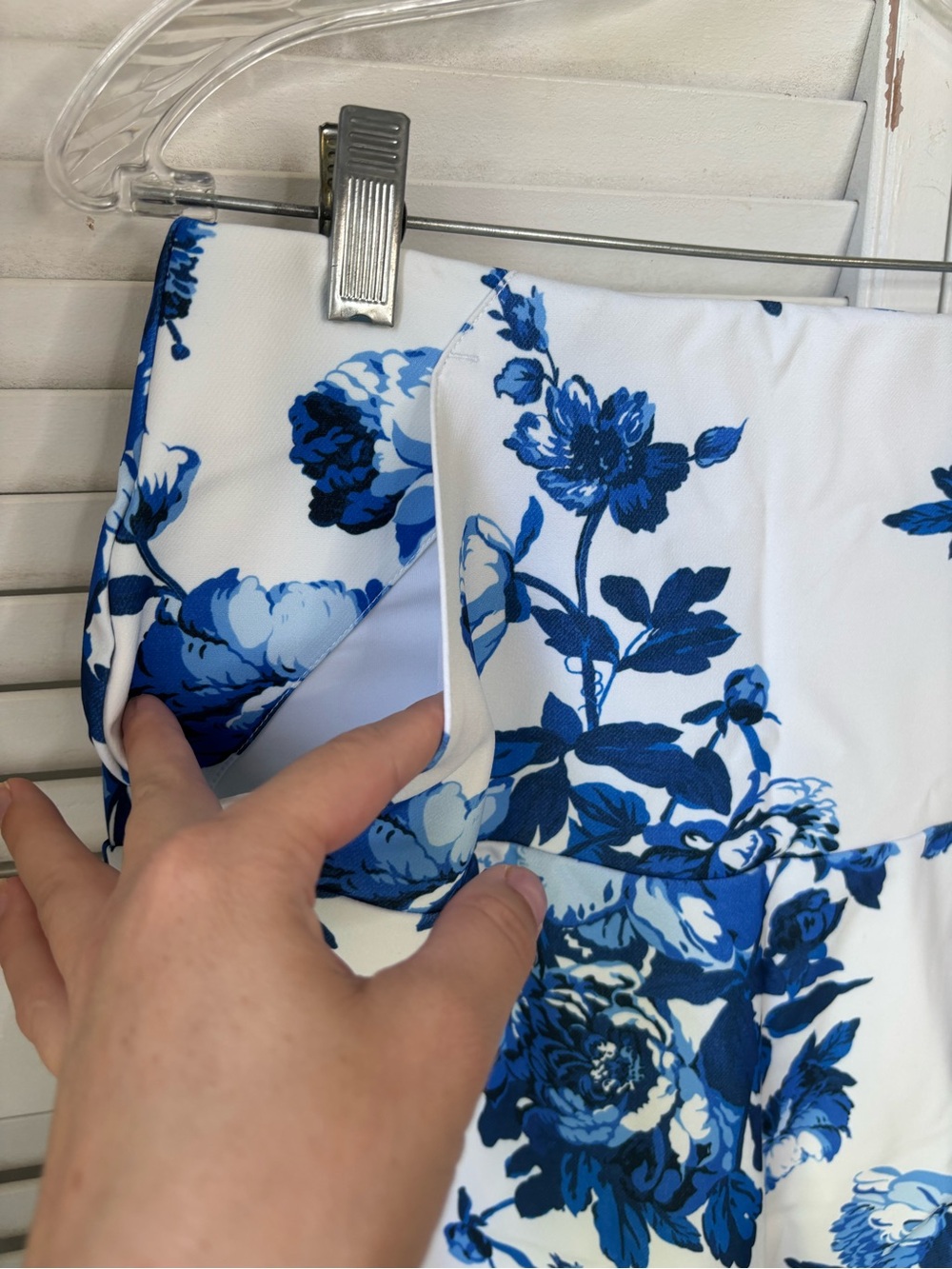 NWT $148 Polo Golf Ralph Lauren Blue White Floral Skort Size Small - Picture 2 of 9